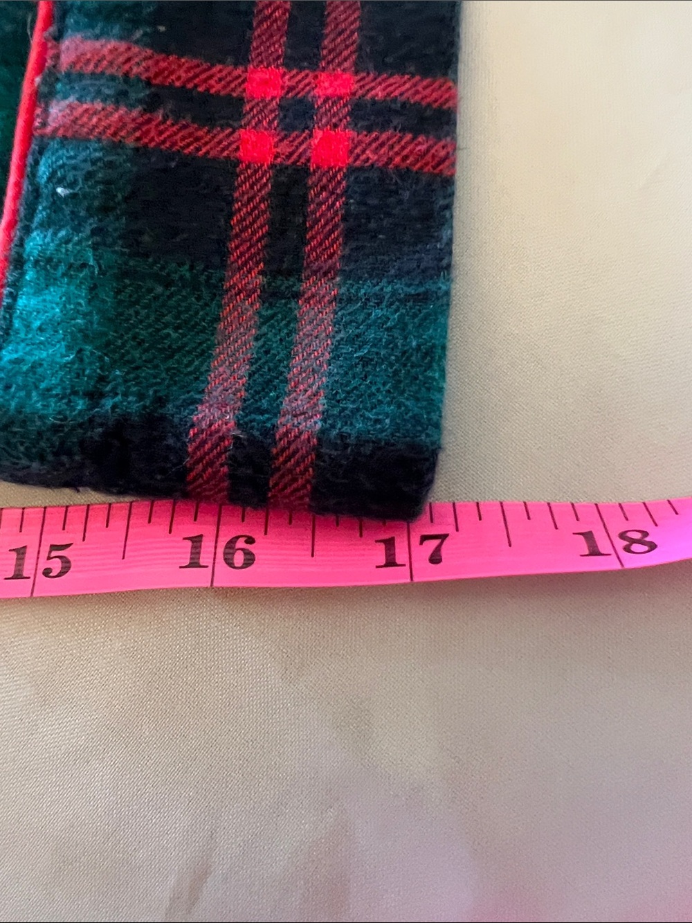 Ralph Lauren Red & Green Plaid Button-Front Nightshirt with Crest - Picture 10 of 10